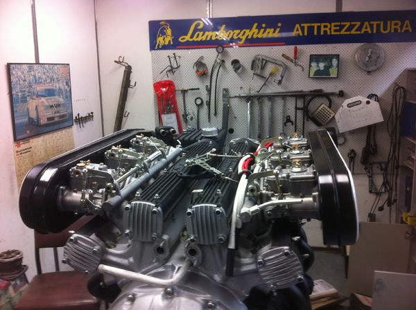 Lamborghini Countach V12 Engine